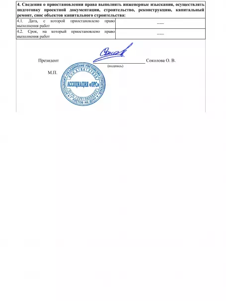 выписка ВДГС 2
